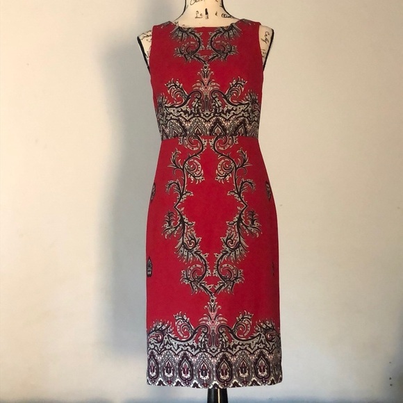 Talbots Paisley Printed Dress - Picture 2 of 6